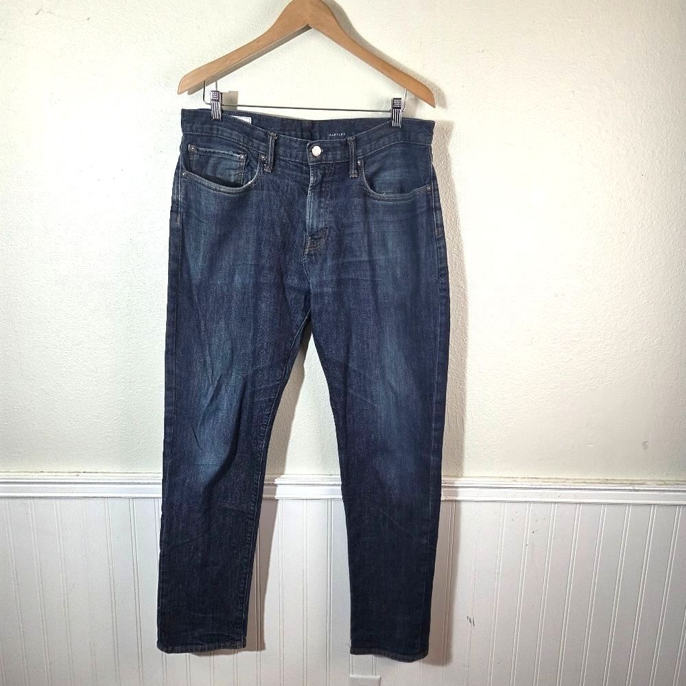 GapFlex Mens 34x32 Slim Fit Jeans Stretch Denim Medium Wash GAP